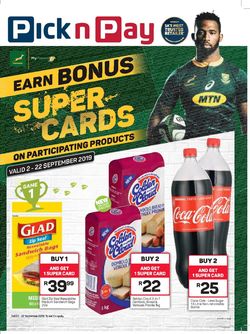 Catalogue Pick n Pay from 2019/09/02