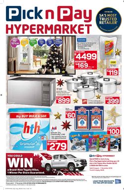 Catalogue Pick n Pay from 2019/11/04