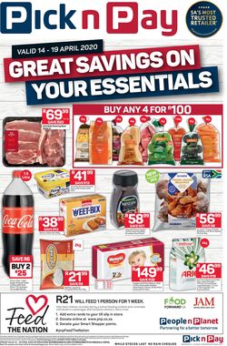 Catalogue Pick n Pay from 2020/04/14