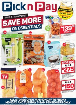 Catalogue Pick n Pay from 2020/05/01