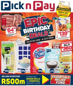 Catalogue Pick n Pay from 2020/06/29