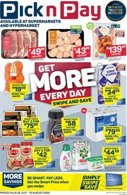 Catalogue Pick n Pay from 2020/07/20