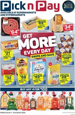 Catalogue Pick n Pay from 2020/08/11