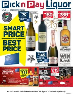 Catalogue Pick n Pay Liquor 2020 from 2020/12/14