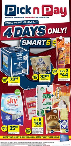 Catalogue Pick n Pay from 2021/07/15