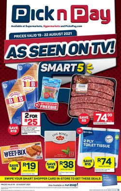 Catalogue Pick n Pay from 2021/08/19