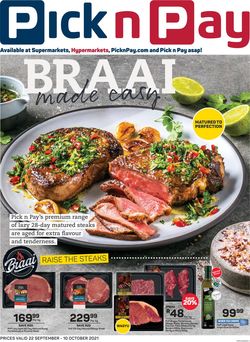 Catalogue Pick n Pay from 2021/09/22