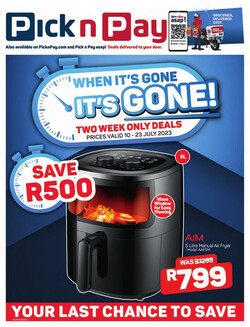 Catalogue Pick n Pay from 2023/07/23