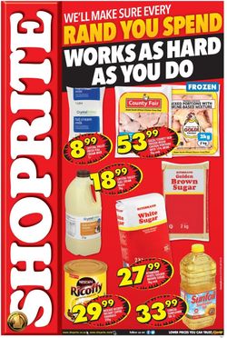 Catalogue Shoprite from 2019/07/08