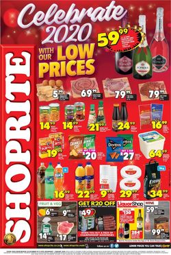Catalogue Shoprite New Year Catalogue 19/20 from 2019/12/30