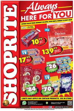 Catalogue Shoprite from 2020/04/20