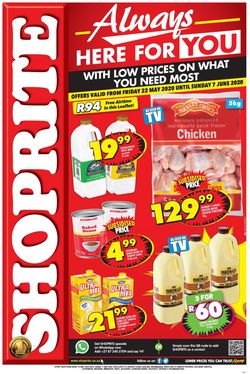 Catalogue Shoprite from 2020/05/22