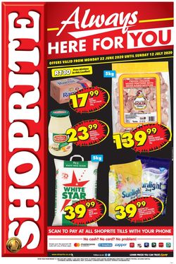 Catalogue Shoprite from 2020/06/22