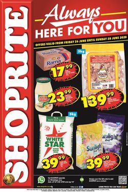 Catalogue Shoprite from 2020/06/26
