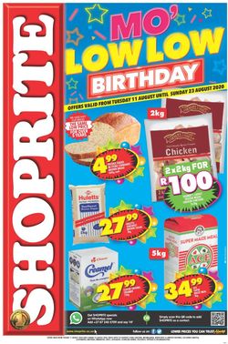 Catalogue Shoprite from 2020/08/11