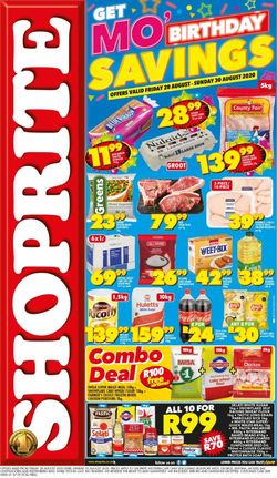 Catalogue Shoprite from 2020/08/28