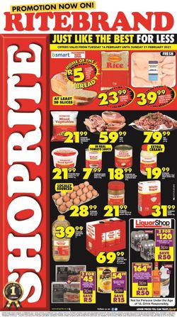 Catalogue Shoprite from 2021/02/16