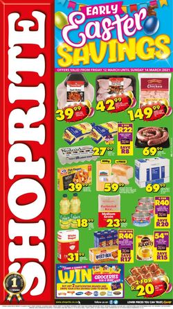 Catalogue Shoprite from 2021/03/12