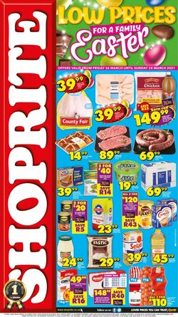 Catalogue Shoprite from 2021/03/26