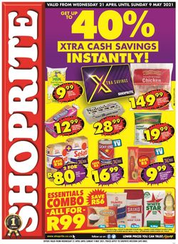 Catalogue Shoprite from 2021/04/21