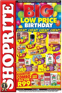 Catalogue Shoprite from 2021/08/10