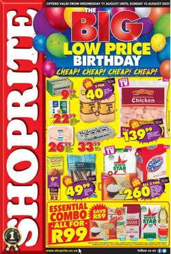 Catalogue Shoprite from 2021/08/11