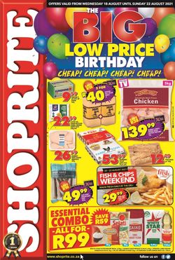 Catalogue Shoprite from 2021/08/18