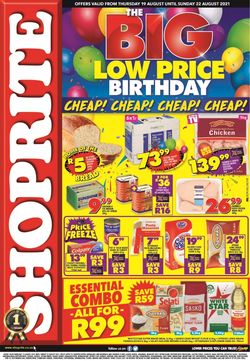 Catalogue Shoprite from 2021/08/19