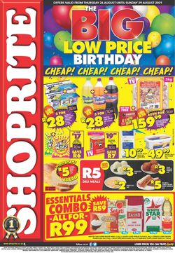 Catalogue Shoprite from 2021/08/26