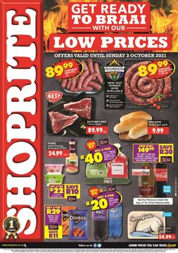 Catalogue Shoprite from 2021/09/22