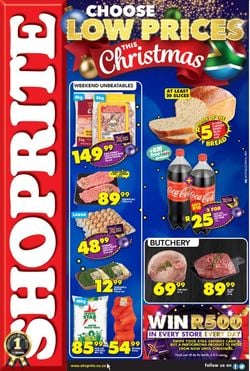 Catalogue Shoprite from 2021/12/01