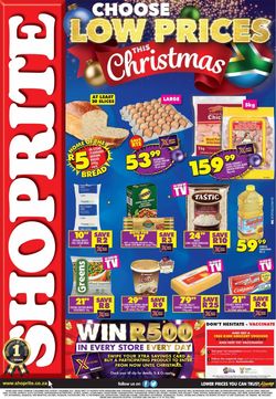 Catalogue Shoprite from 2021/12/02
