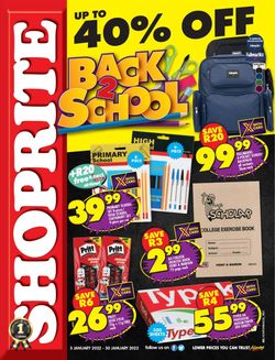 Catalogue Shoprite from 2022/01/03