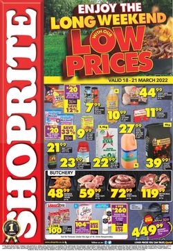 Catalogue Shoprite from 2022/03/18