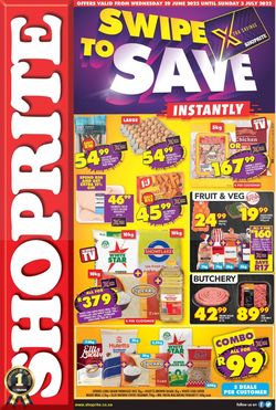 Catalogue Shoprite from 2022/06/29