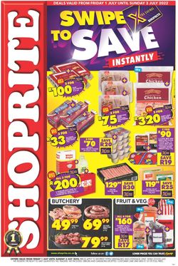 Catalogue Shoprite from 2022/07/01