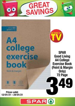 Catalogue SPAR Great Savings 2021 from 2021/01/12