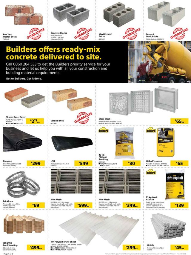 Builders Warehouse Catalogue from 2022/10/11