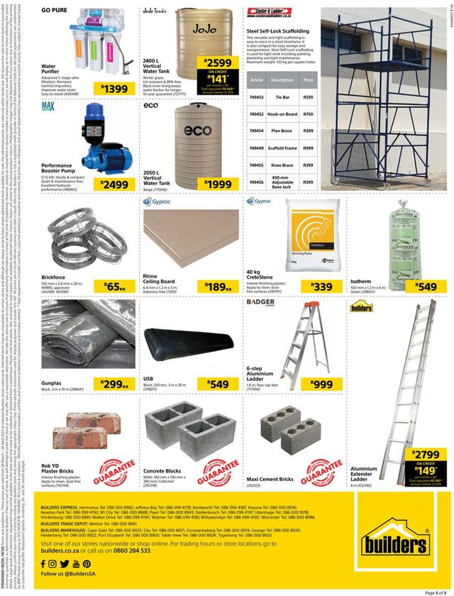Builders Warehouse Catalogue from 2023/03/28