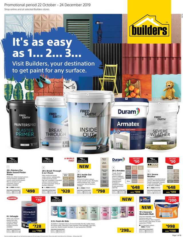 Builders Warehouse Catalogue from 2019/10/22