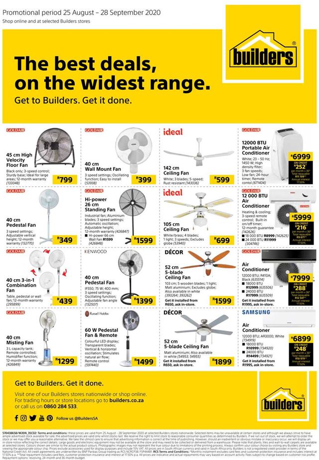 Builders Warehouse Catalogue from 2020/08/25
