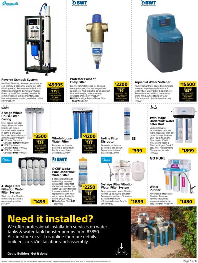 Builders Warehouse Catalogue from 2020/11/17