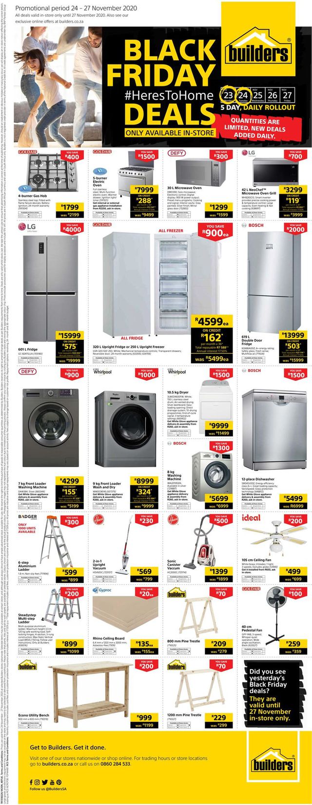 Builders Warehouse Catalogue from 2020/11/24
