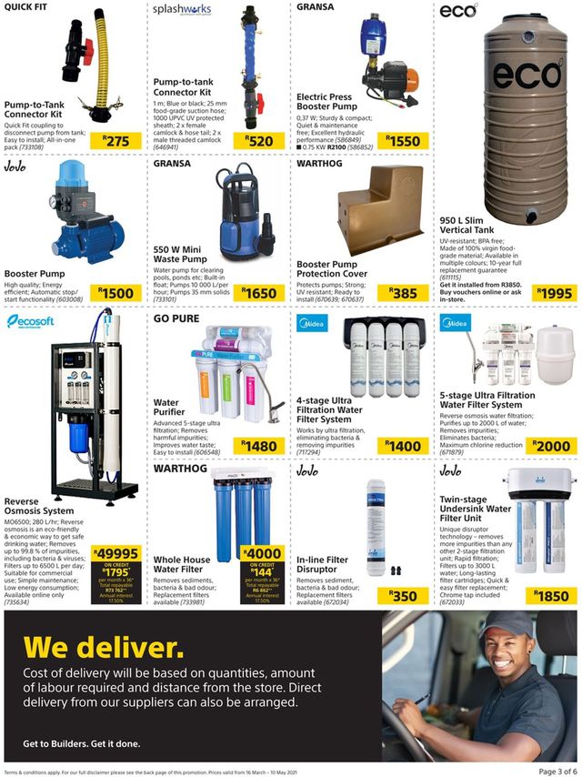 Builders Warehouse Catalogue from 2021/03/16