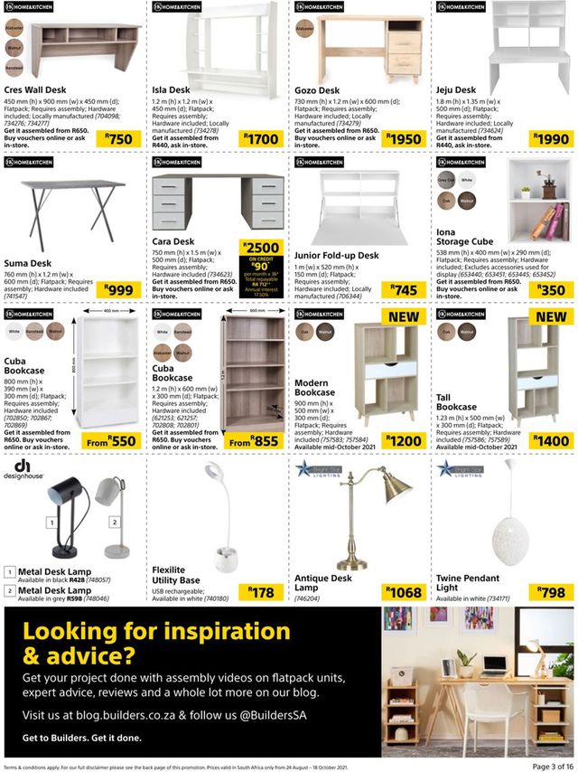Builders Warehouse Catalogue from 2021/08/24