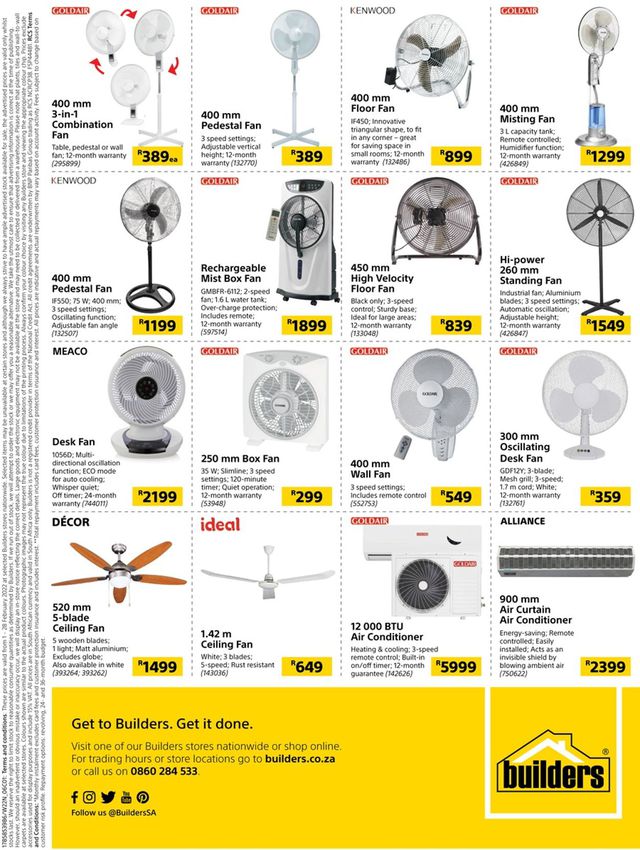 Builders Warehouse Catalogue from 2022/02/01