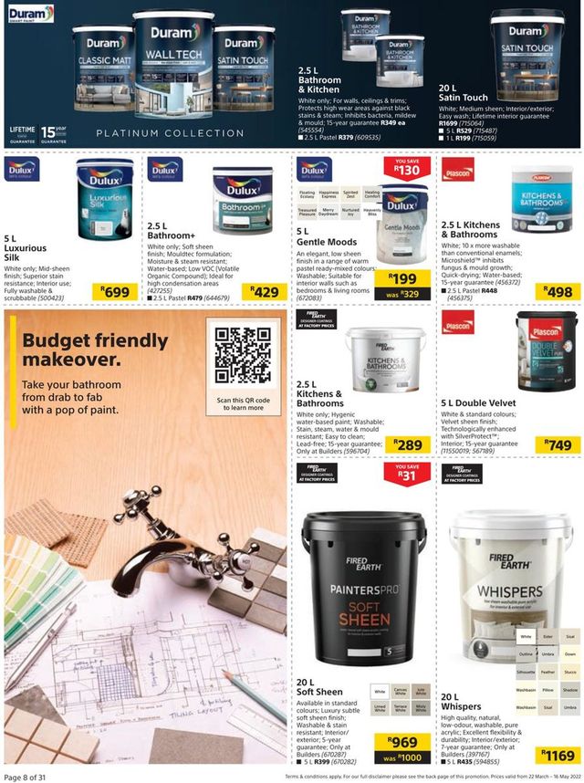 Builders Warehouse Catalogue from 2022/03/22