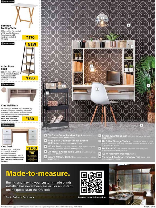 Builders Warehouse Catalogue from 2022/02/22
