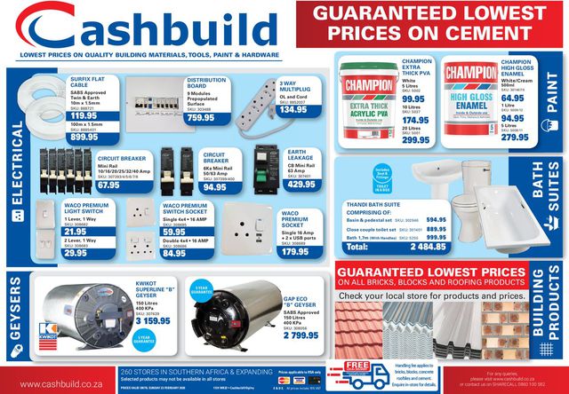 Cashbuild Catalogue from 2020/02/03