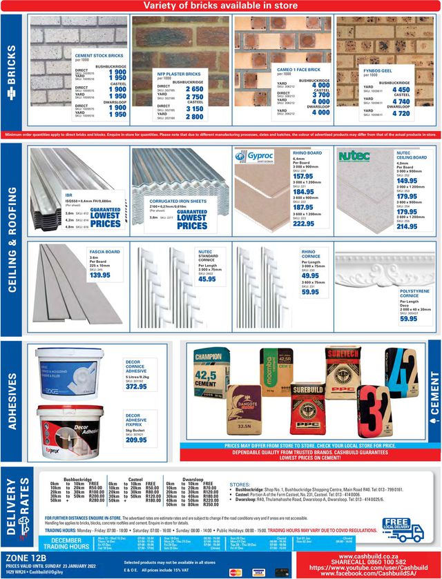 Cashbuild Catalogue from 2021/12/06